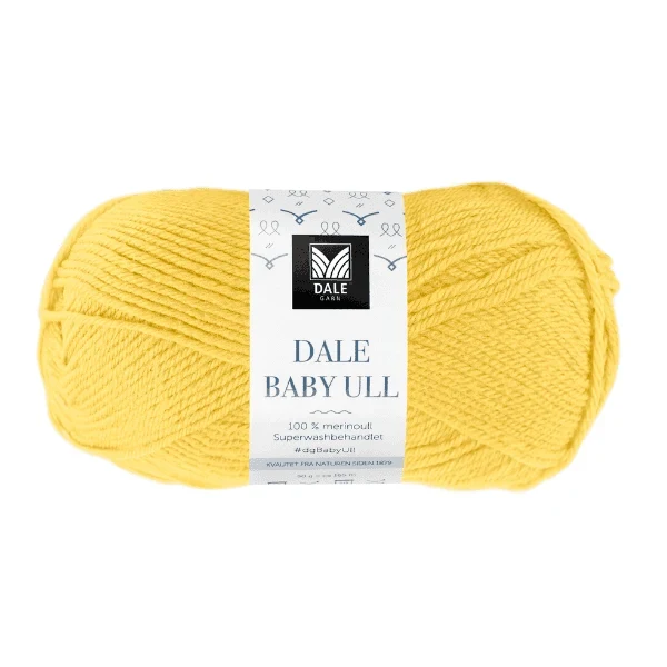 Gjestal Baby Ull 8535 Żółty