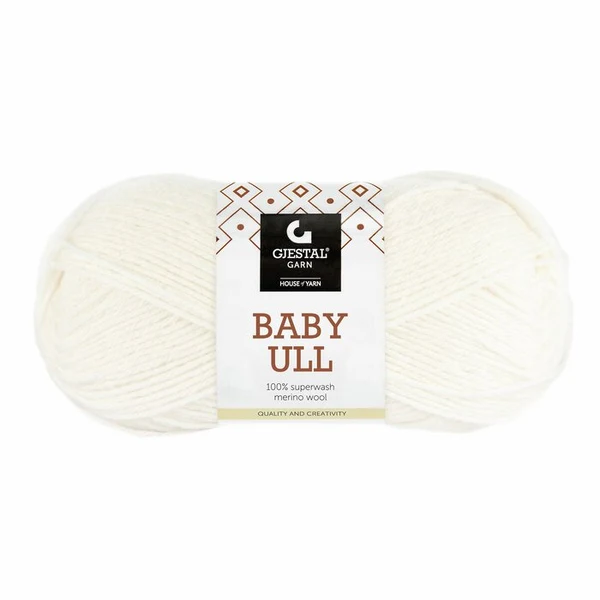 Gjestal Baby Ull 0010 Biały
