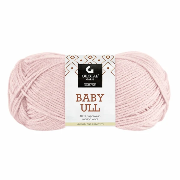 Gjestal Baby Ull 8560 Pudrowy róż