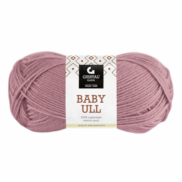 Gjestal Baby Ull 8502 Taki stary róż