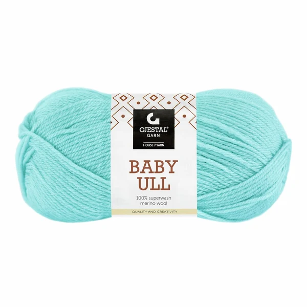 Gjestal Baby Ull 8546 Karaibski niebieski