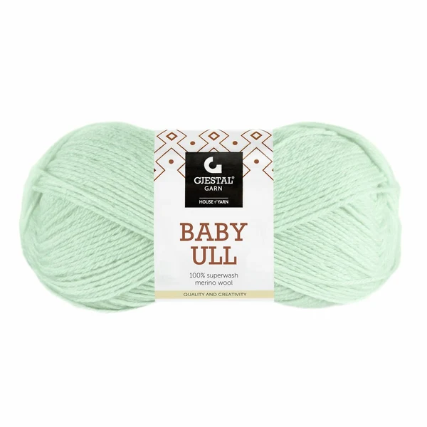 Gjestal Baby Ull 8537 Miętowa zieleń