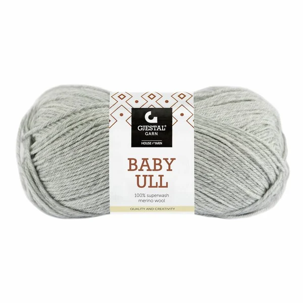 Gjestal Baby Ull 0004 Jasnoszary