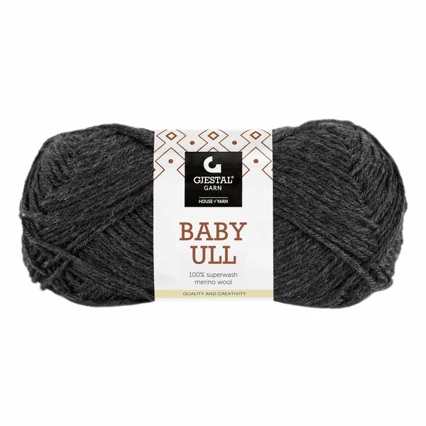 Gjestal Baby Ull 8556 Ciemnoszary