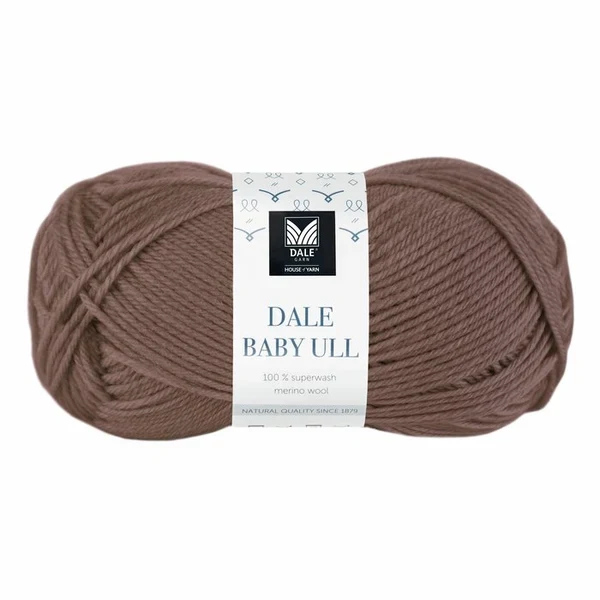 Gjestal Baby Ull 8555 Brązowy