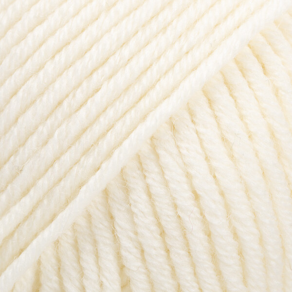 Merino Extra Fine 01 Ecru (Uni Colour)