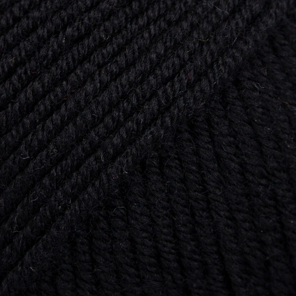 Merino Extra Fine 02 Czarny (Uni Colour)