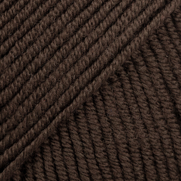 Merino Extra Fine 09 Ciemny brąz (Uni Colour)