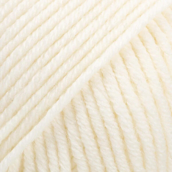 DROPS Merino Extra Fine 01 Ecru (Uni Colour)