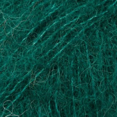 DROPS BRUSHED Alpaca Silk 11 Leśna zieleń (Uni colour)