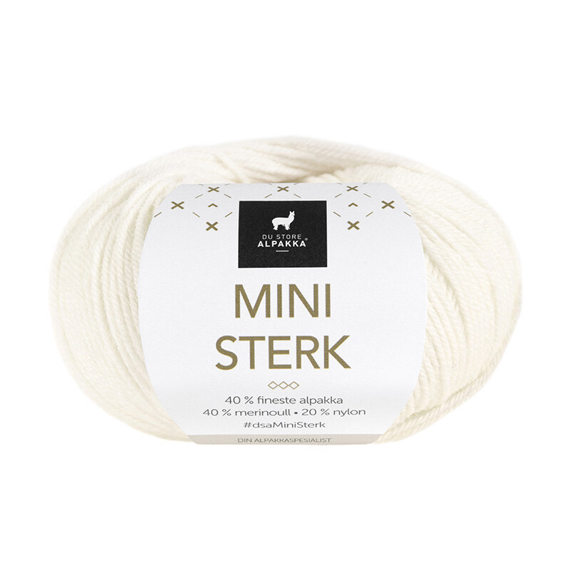 Du Store Alpakka MINI Sterk 851 Biały