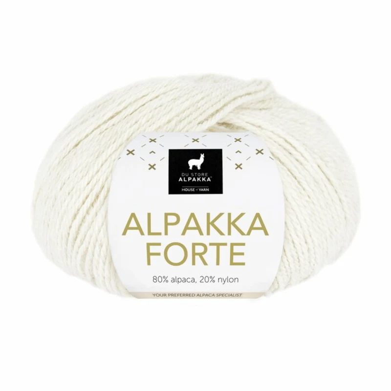 Du Store Alpakka Forte 717 Biały