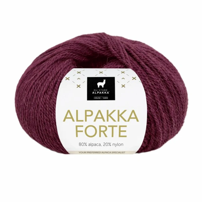Du Store Alpakka Forte 753 Bordowy