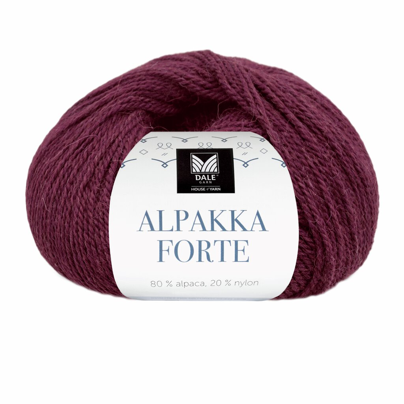 Dale Alpakka Forte 753 Bordowy