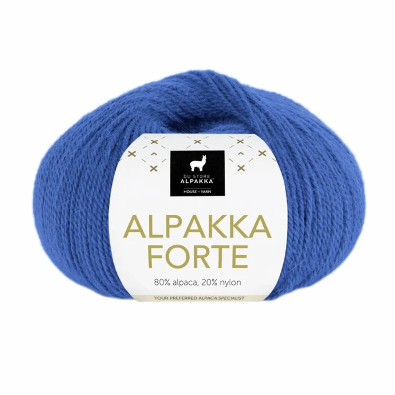 Du Store Alpakka Forte 746 Królewski niebieski