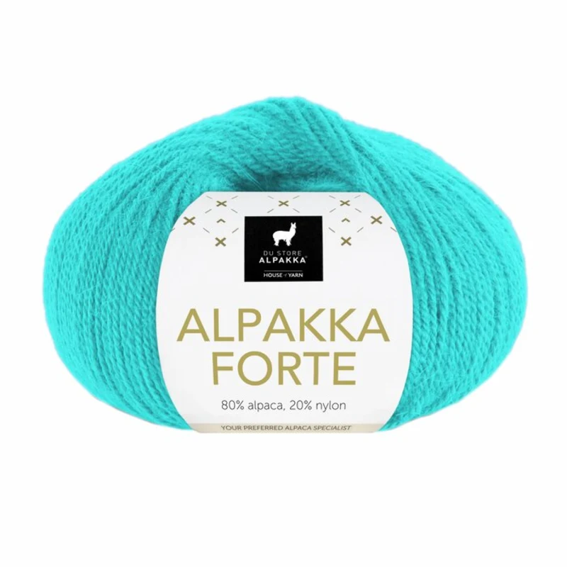Du Store Alpakka Forte 752 Turkusowy