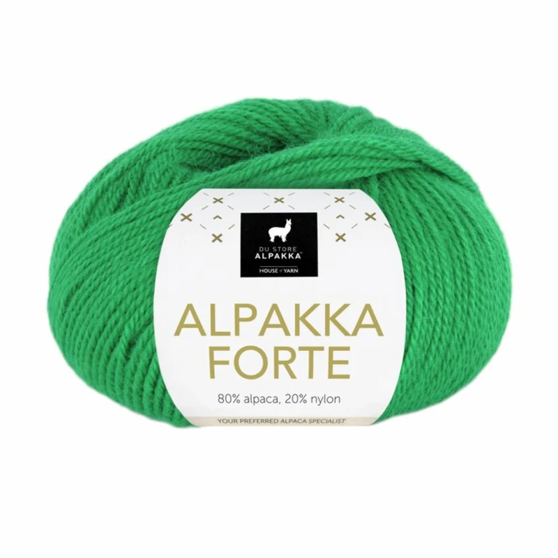Du Store Alpakka Forte 738 Ostry zielony