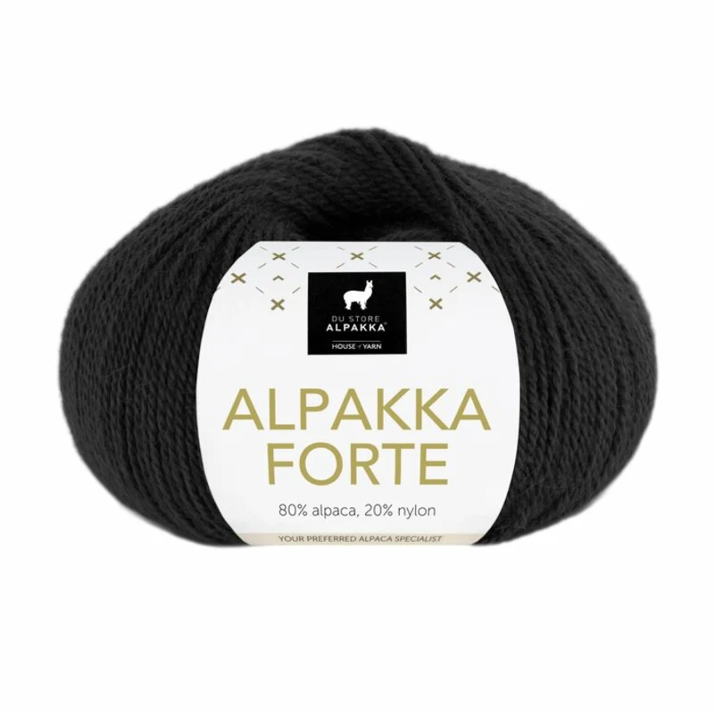 Du Store Alpakka Forte 733 Czarny