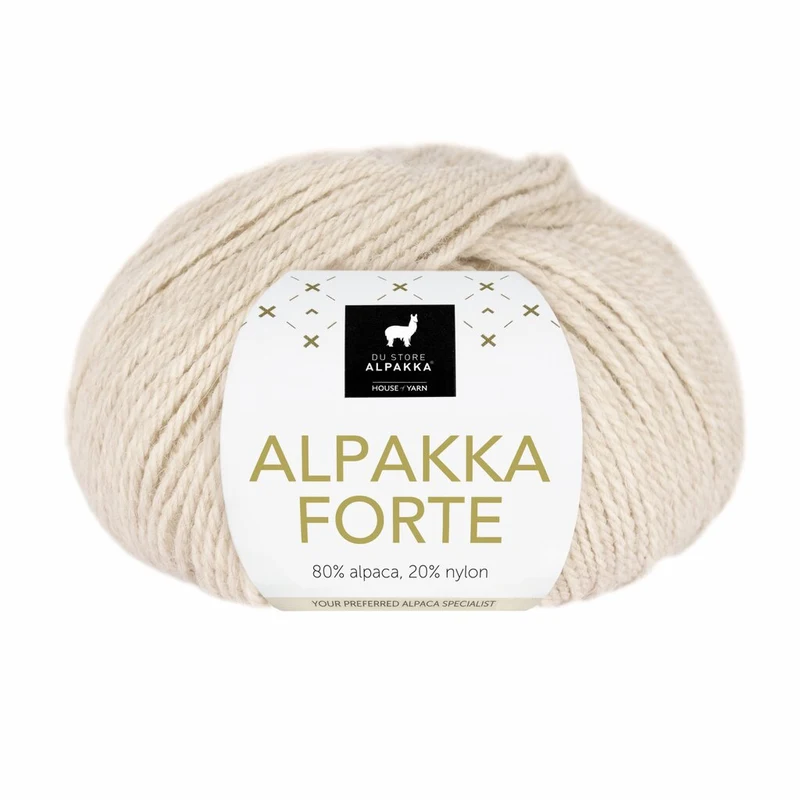 Du Store Alpakka Forte 701 Latte beż mieszany