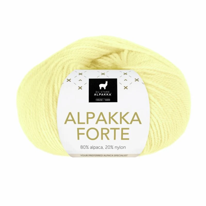 Du Store Alpakka Forte 747 Jasnożółty
