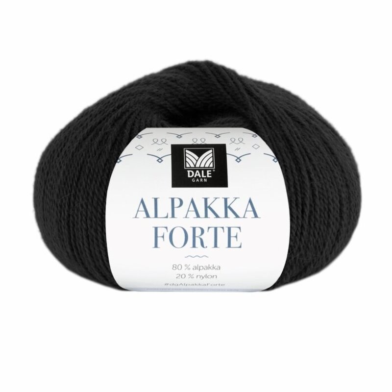 Dale Alpakka Forte 733 Czarny