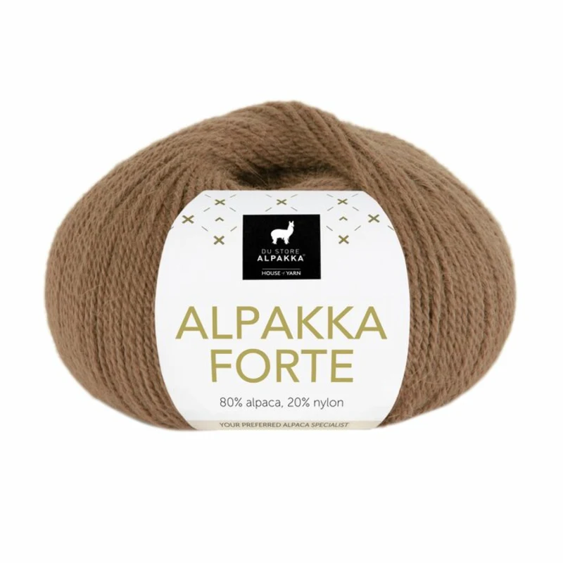 Du Store Alpakka Forte 742 Orzechowy brąz