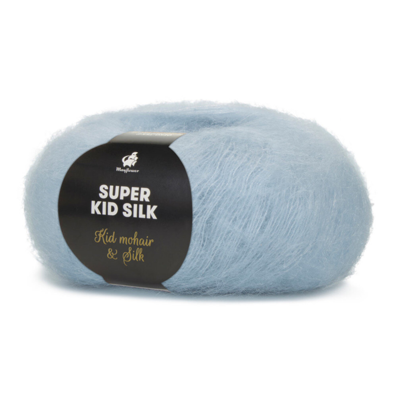 Mayflower Super Kid Silk 29 Pastelowy niebieski