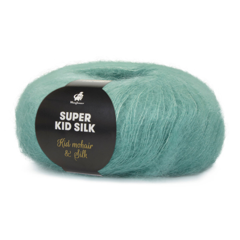 Mayflower Super Kid Silk 93 Zielony kurz