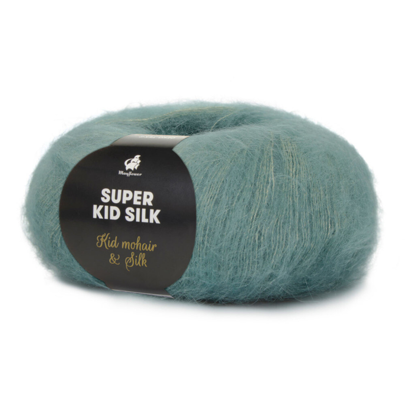 Mayflower Super Kid Silk 116 Irlandzki zielony kurz