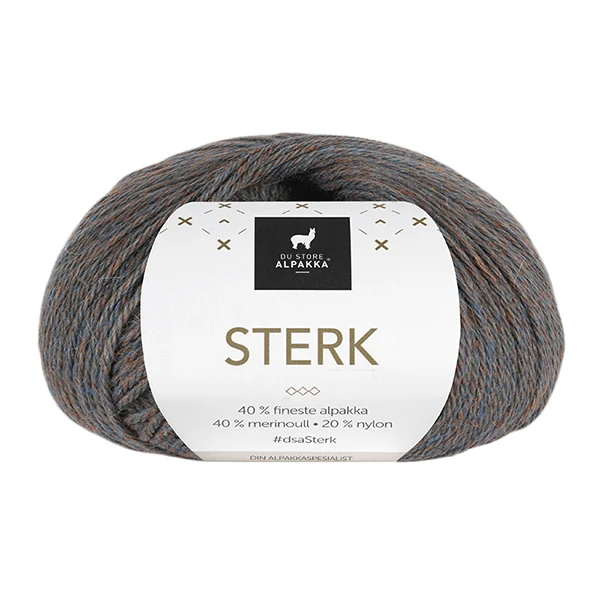 Du Store Alpakka Sterk 897 Rdza benzynowa mieszana
