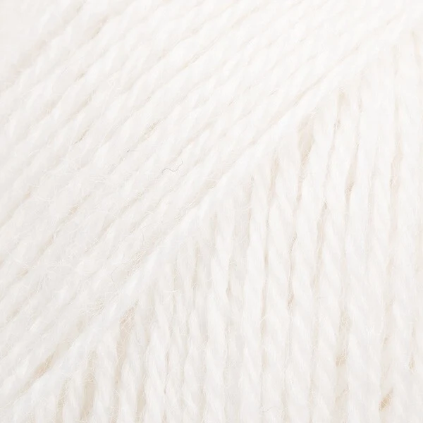 DROPS Alpaca 101 Biały (kolor jednolity)