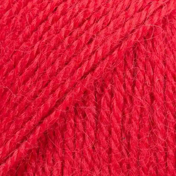 DROPS Alpaca 3620 Czerwony (kolor jednolity)