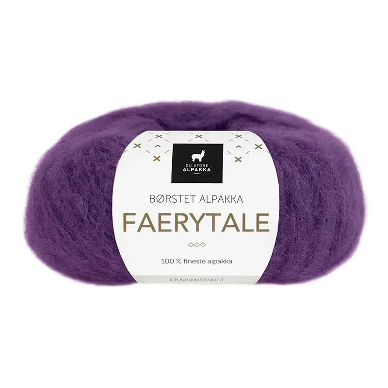 Du Store Alpakka Faerytale 709 Ciemny fiolet