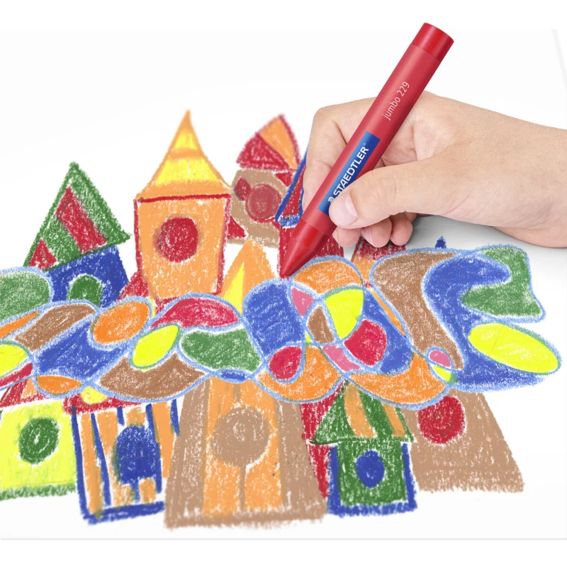 STAEDTLER Noris Club Jumbo 229 kredek woskowych, 12 szt – Zastosowanie