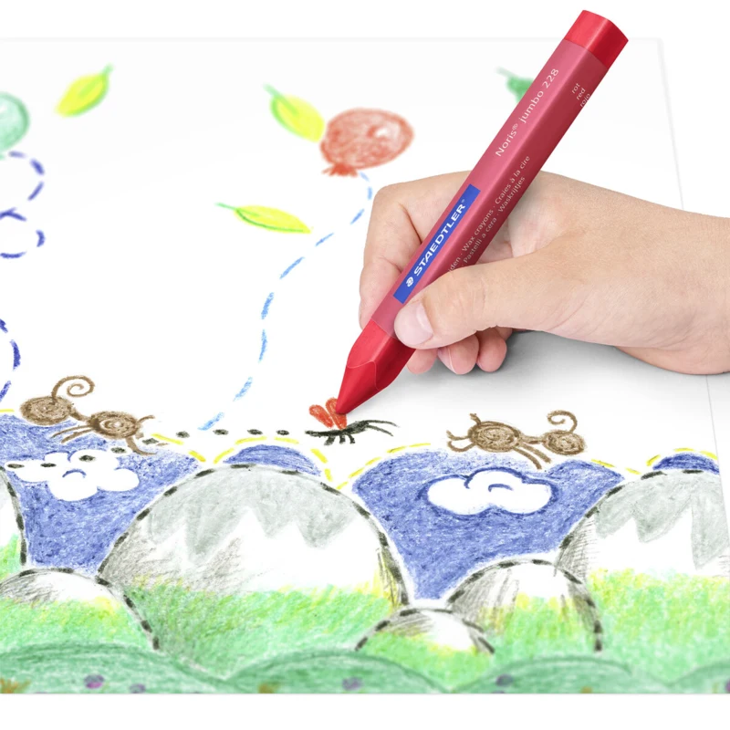 STAEDTLER Noris Club Jumbo 229 kredek woskowych, 12 szt – Zastosowanie
