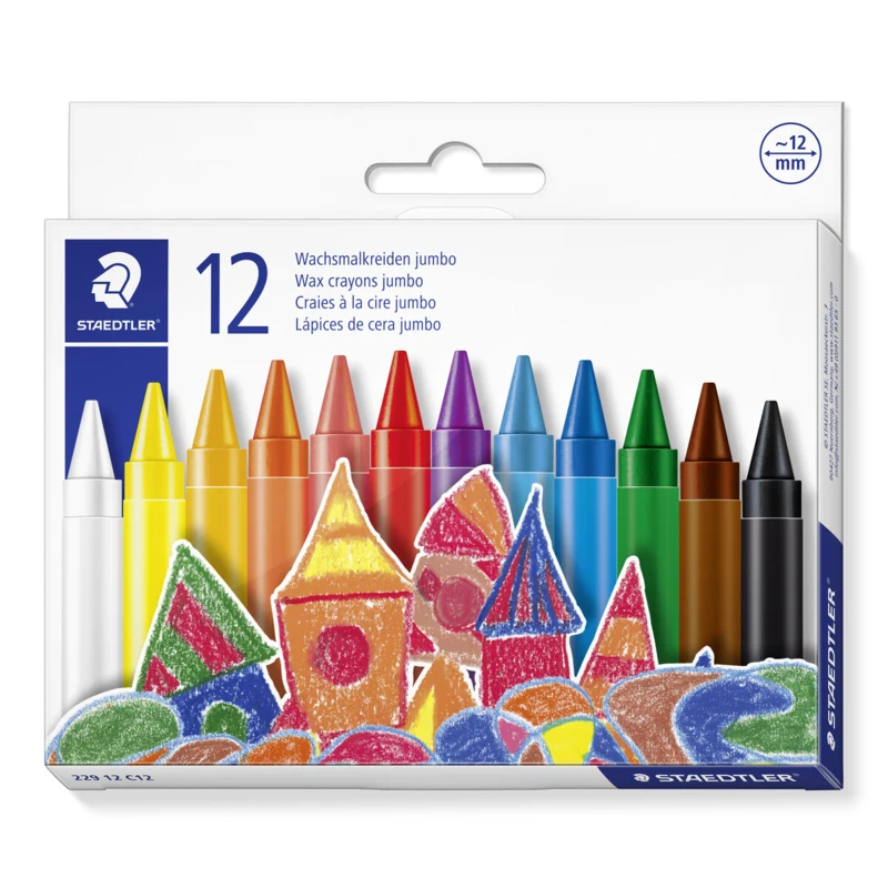 STAEDTLER Noris Club Jumbo 229 kredek woskowych, 12 szt – Zdjęcie główne