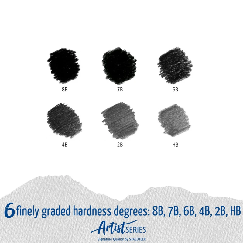 STAEDTLER Mars Lumograph Ołówki, 6 szt – Degree
