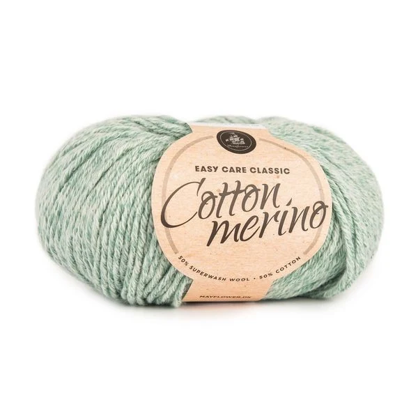 Mayflower Cotton Merino Classic 310 zielony (MIX)