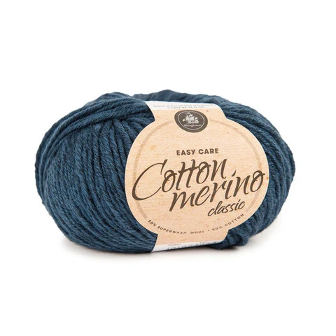 Mayflower Cotton Merino Classic 101 Midnight Blue (KOLOR UNI)