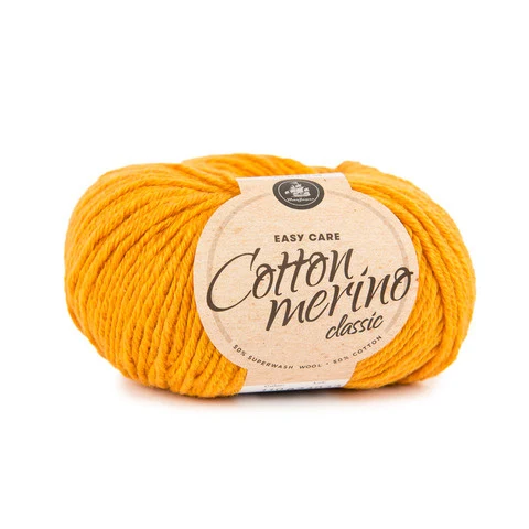 Mayflower Cotton Merino Classic 110 Sunny Yellow (UNI COLOUR)