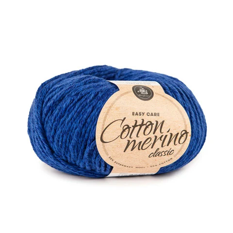 Mayflower Cotton Merino Classic 115 Błękit kobaltowy (KOLOR UNI)