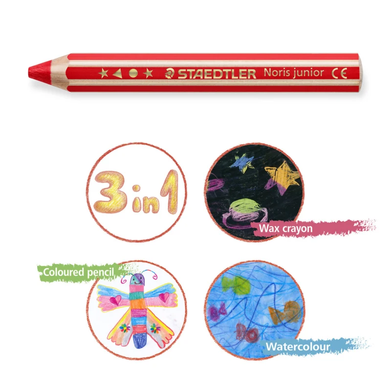 STAEDTLER Kredki Buddy 3-w-1, 18 sztuk – Picto2