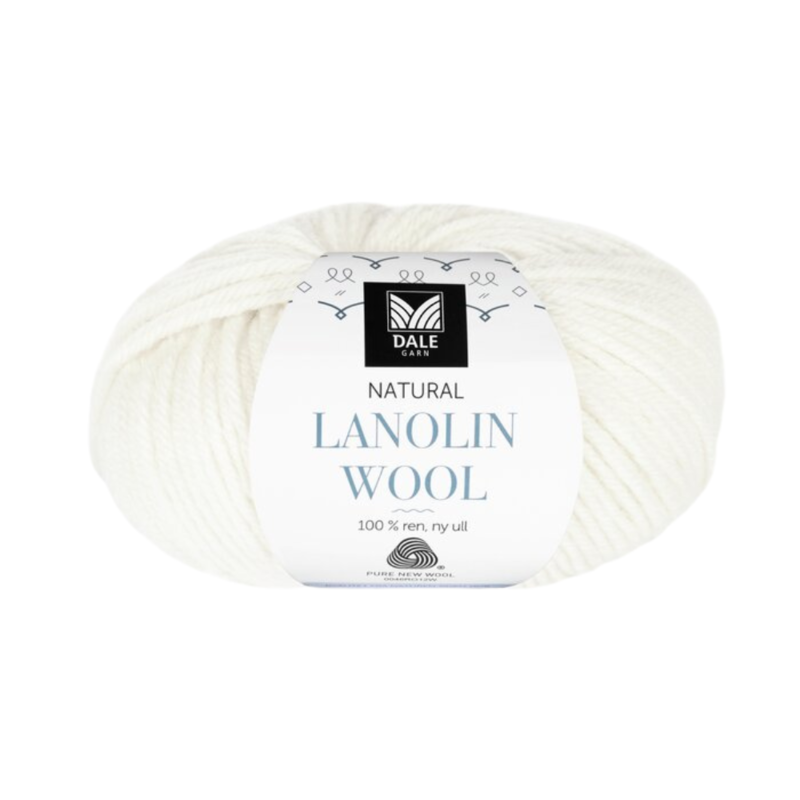 Dale Lanolin Wool 1438 Biały
