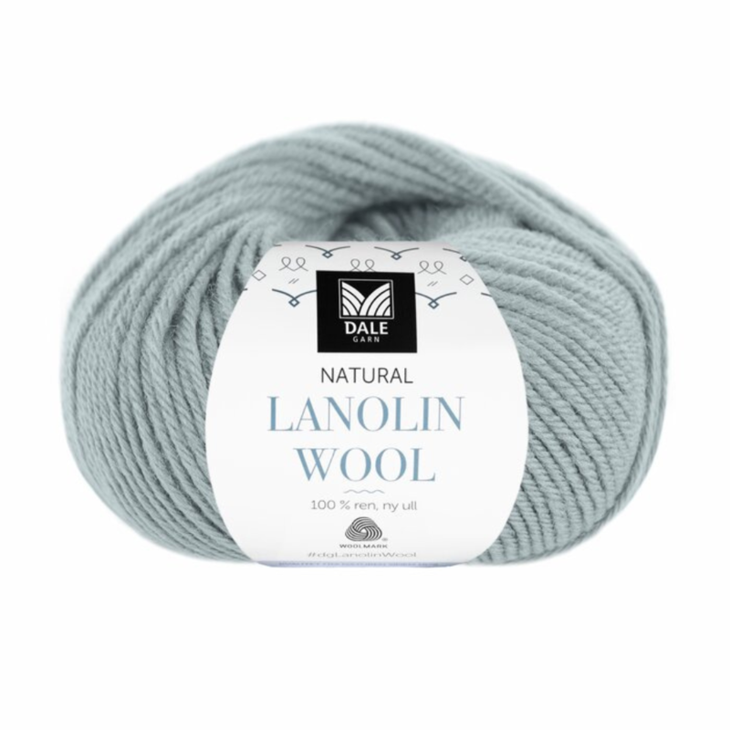 Dale Lanolin Wool 1461 Pudrowy niebieski