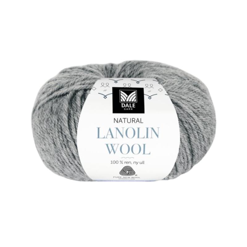 Dale Lanolin Wool 1420 Szary