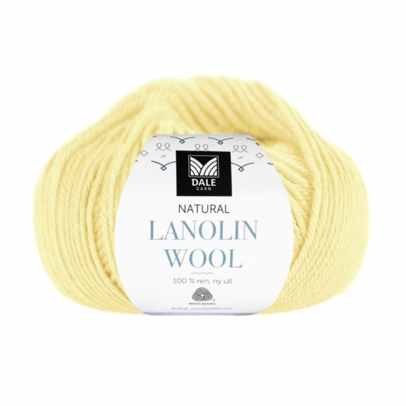 Dale Lanolin Wool 1463 Jasny zółty