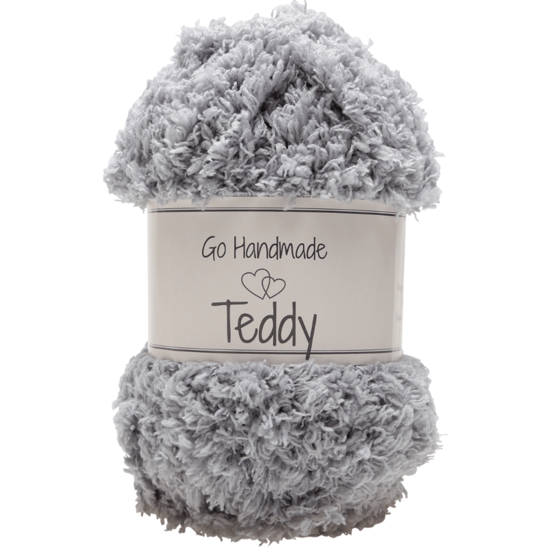 Go Handmade Teddy 17347 Jasnoszary