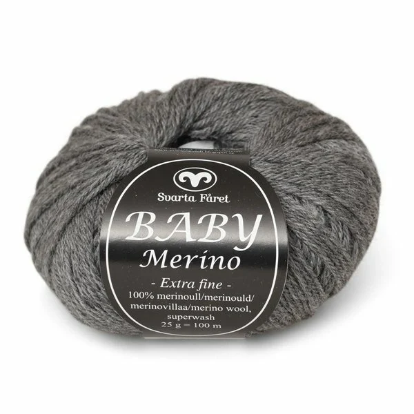 Svarta Fåret Baby Merino 08 Szary
