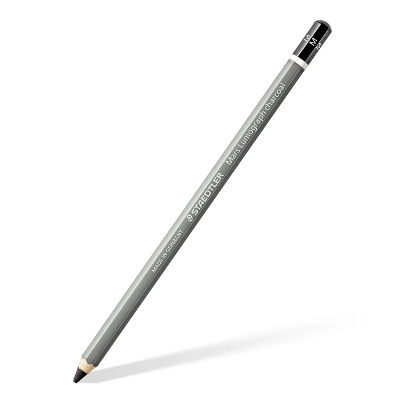 STAEDTLER March lumograph ołówki węglowe i kikut papieru, 3 + 1 szt – Single product
