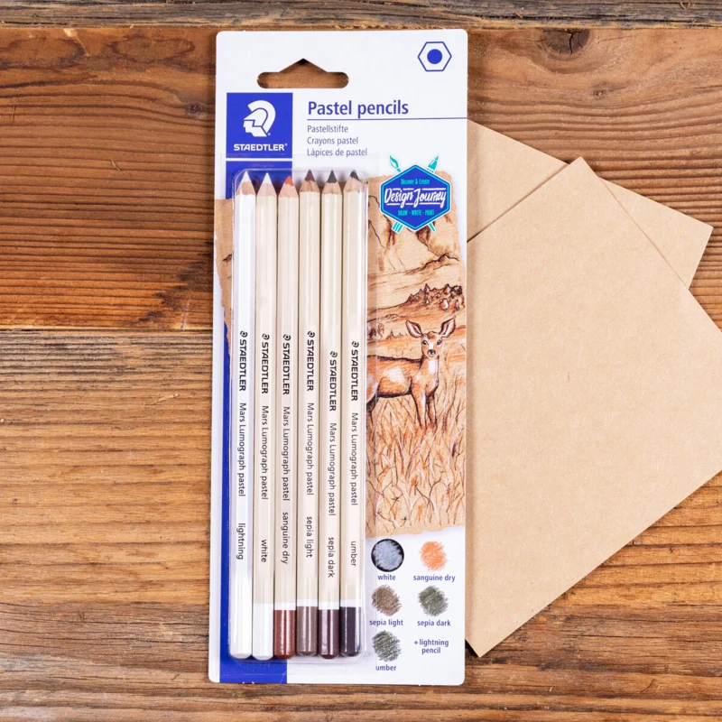 STAEDTLER Mars Lumograph Kredki pastelowe, 6 szt – P-SBK6